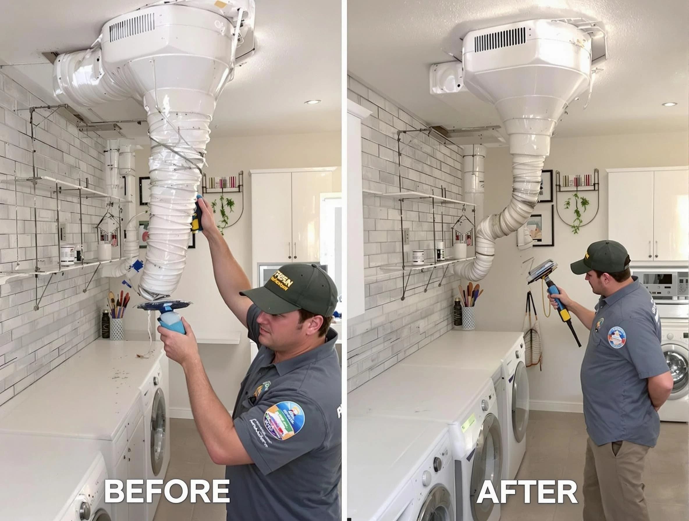 Professional dryer exhaust vent cleaning by Genesee Dryer Vent Cleaning in Genesee