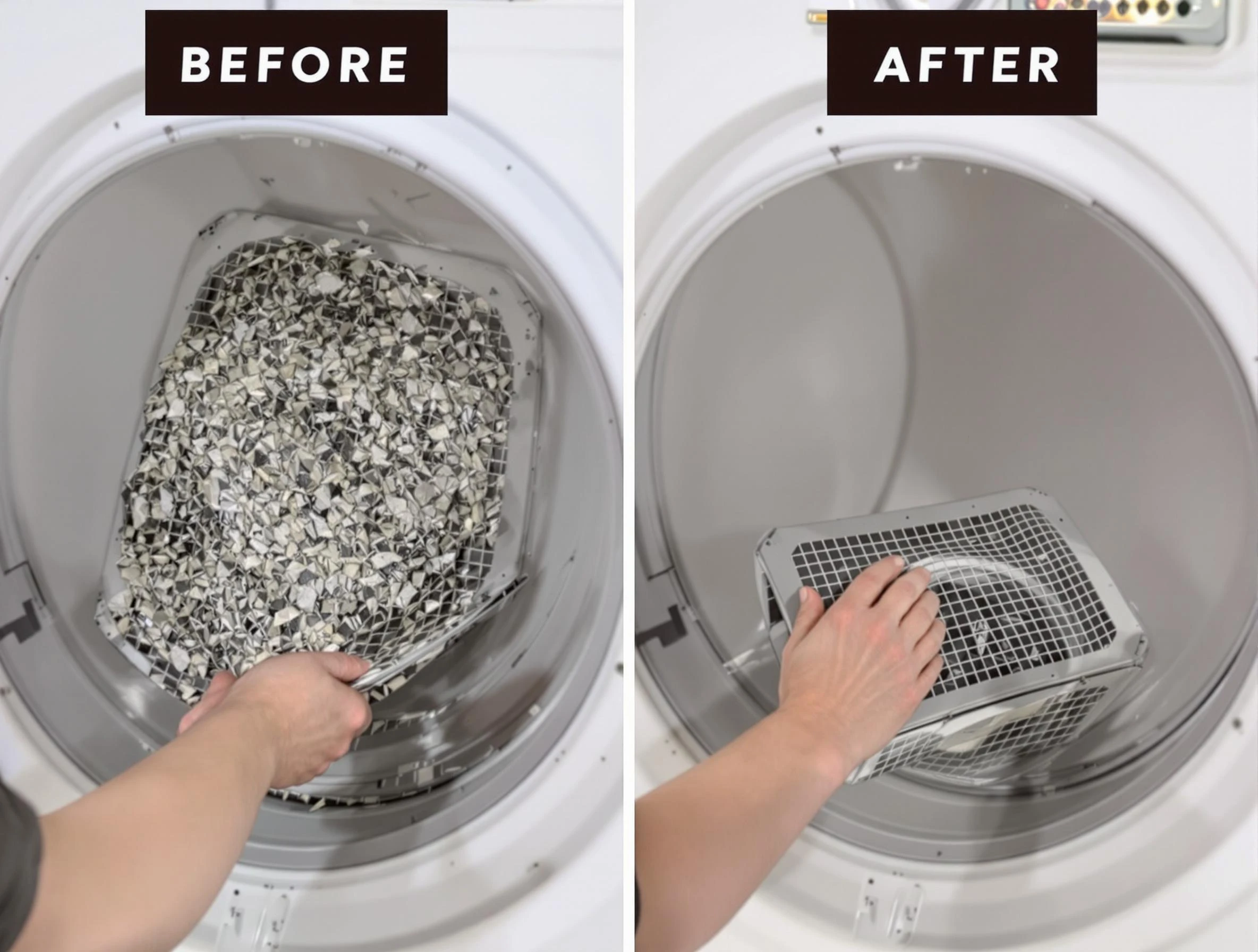 Professional lint trap cleaning by Genesee Dryer Vent Cleaning in Genesee