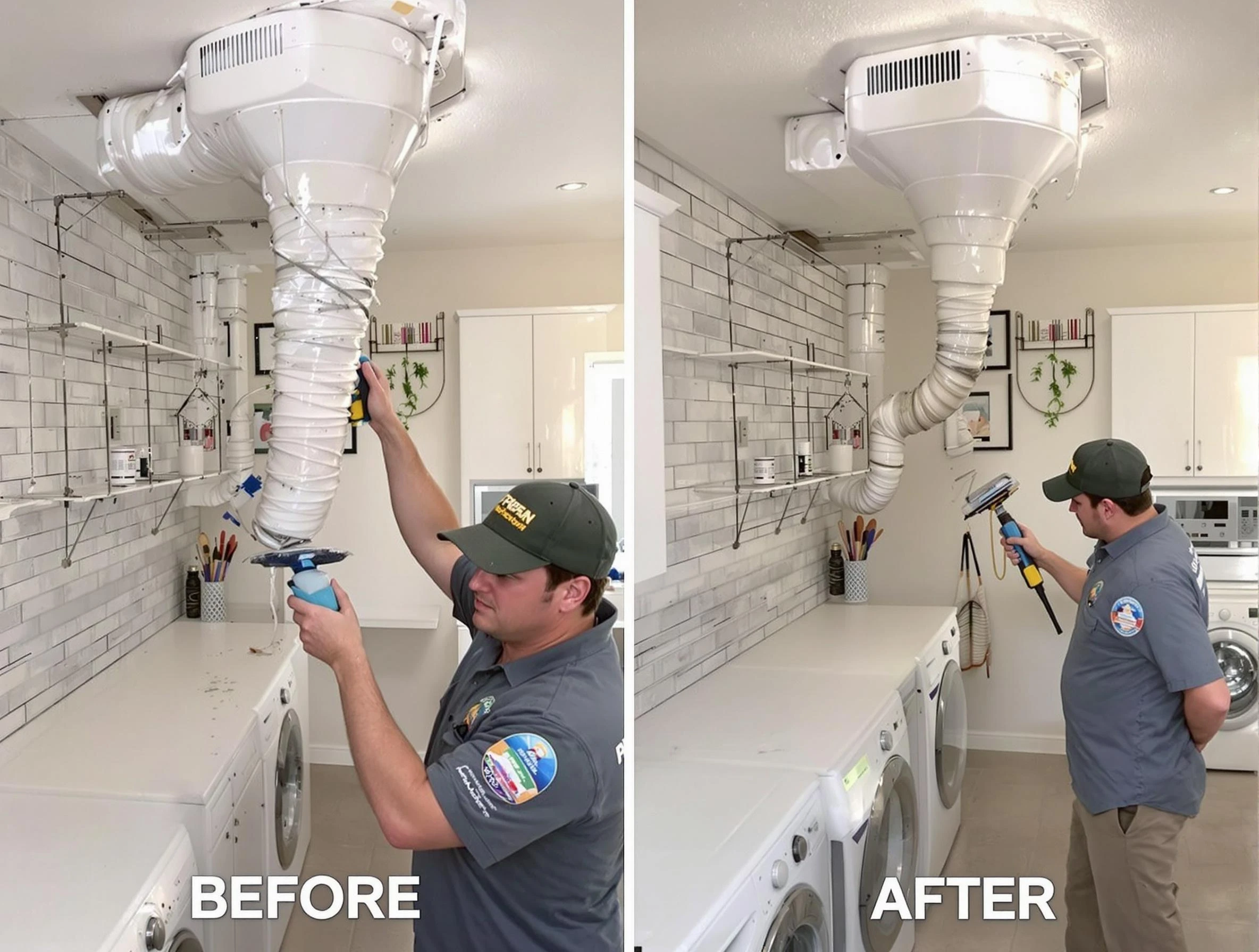 Professional dryer exhaust vent cleaning by Genesee Dryer Vent Cleaning in Genesee