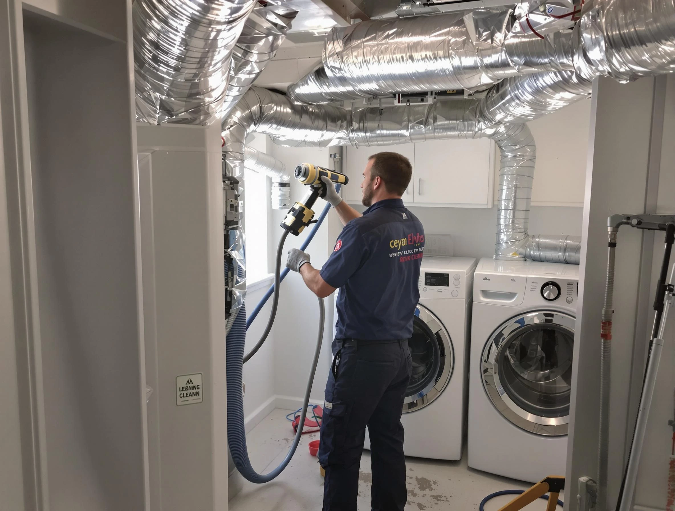 Genesee Dryer Vent Cleaning specialist using advanced equipment for thorough duct cleaning in Genesee